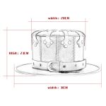 Steampunk Buckles Splice Hat - Image 3