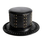 Steampunk Leather Riveted Hat - Image 6