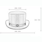 Men's Steampunk Badge Splice Hat - Image 2