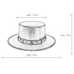 Men's Steampunk Rivet Splice Hat - Image 4