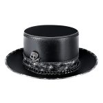 Steampunk Leather Top Hat For Halloween - Image 7