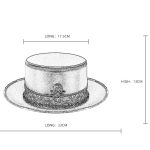 Steampunk Leather Top Hat For Halloween - Image 4