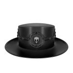 Men's Steampunk Skull Rivet Hat - Image 6