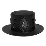 Men's Steampunk Rivet Skull Hat - Image 6