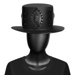 Men's Steampunk Rivet Skull Hat - Image 7