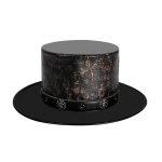 Men's Steampunk Floral Printed Hat - Image 6