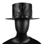 Men's Steampunk Flame Skull Hat - Image 6