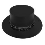 Men's Steampunk Buckles Splice Hat - Image 8