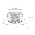 Men's Steampunk Strappy Badge Hat - Image 5