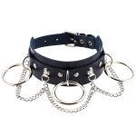 Metal O Ring Collar With Chain - Image 9