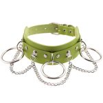 Metal O Ring Collar With Chain - Image 11