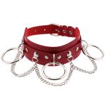 Metal O Ring Collar With Chain - Image 13