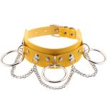 Metal O Ring Collar With Chain - Image 14