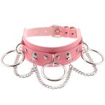 Metal O Ring Collar With Chain - Image 15