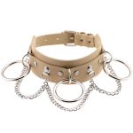 Metal O Ring Collar With Chain - Image 3