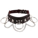 Metal O Ring Collar With Chain - Image 5