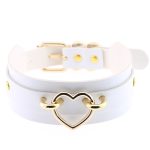 Golden Heart Punk Collar