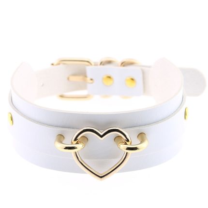 Golden Heart Punk Collar