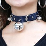 D Ring Punk Collar With Bell - Image 6