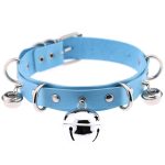 D Ring Punk Collar With Bell - Image 12