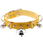 D Ring Punk Collar With Bell - Image 15