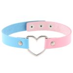 Double Color Metal Heart Collar - Image 6