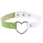 Double Color Metal Heart Collar - Image 9