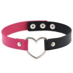 Double Color Metal Heart Collar - Image 10