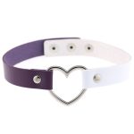 Double Color Metal Heart Collar - Image 13