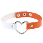 Double Color Metal Heart Collar - Image 3