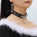 Rivet Spike Neck Strap Neck Sleeve - Image 18