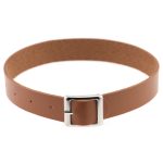 Harajuku Punk Rock Leather Collar - Silver - Image 13