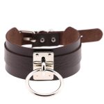 Silver O Ring Neck Necklace - Image 8