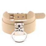 Silver O Ring Neck Necklace - Image 14