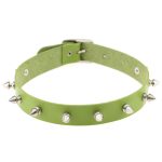 Punk Spiked Studded Leather Collar - Image 6