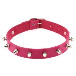 Punk Spiked Studded Leather Collar - Image 11