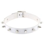 Punk Spiked Studded Leather Collar - Image 5