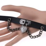 Heart Lock Leather Collar Neck Strap - Image 16