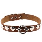 Rivet Heart Stud PU Collar - Image 9
