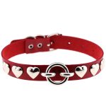 Rivet Heart Stud PU Collar - Image 13