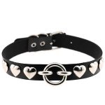 Rivet Heart Stud PU Collar - Image 18