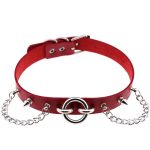 Ring With Chain Leather Collar - Image 6