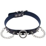Ring With Chain Leather Collar - Image 8