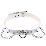 Ring With Chain Leather Collar - Image 9