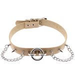 Ring With Chain Leather Collar - Image 2