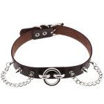 Ring With Chain Leather Collar - Image 3