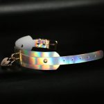 Laser Golden Heart Lock Neck Necklace - Image 4