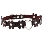 Flower PU Leather Heart Collar - Image 10