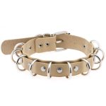 Multiple Rings Double Leather Collar - Image 13