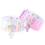 Laser Cross Pendant Wide Version Collar - Image 3